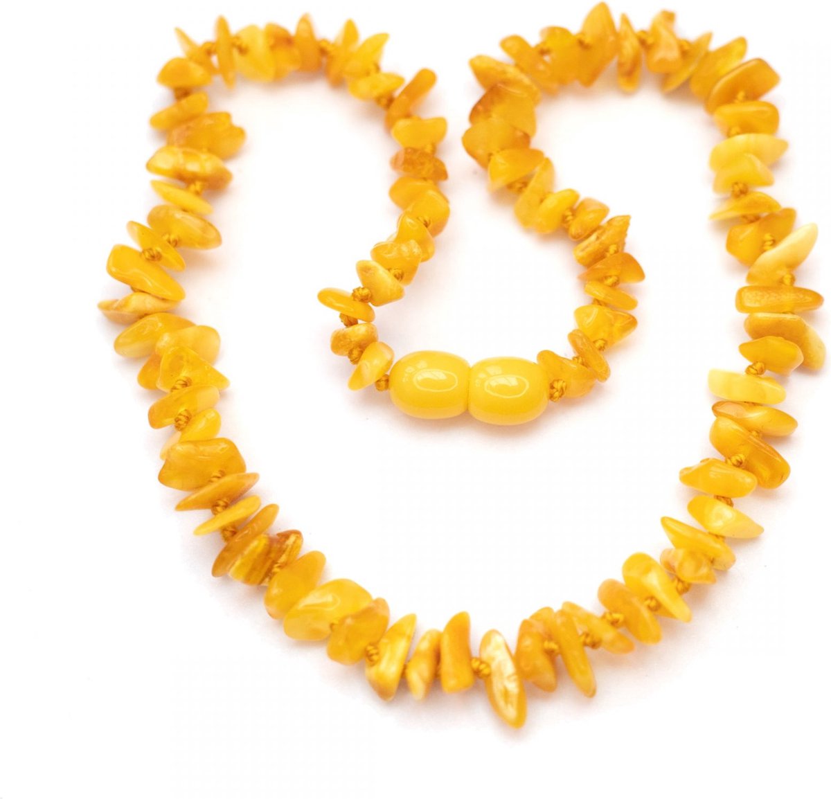 Baby/Kind - Barnsteen ketting - butter - chips 33cm