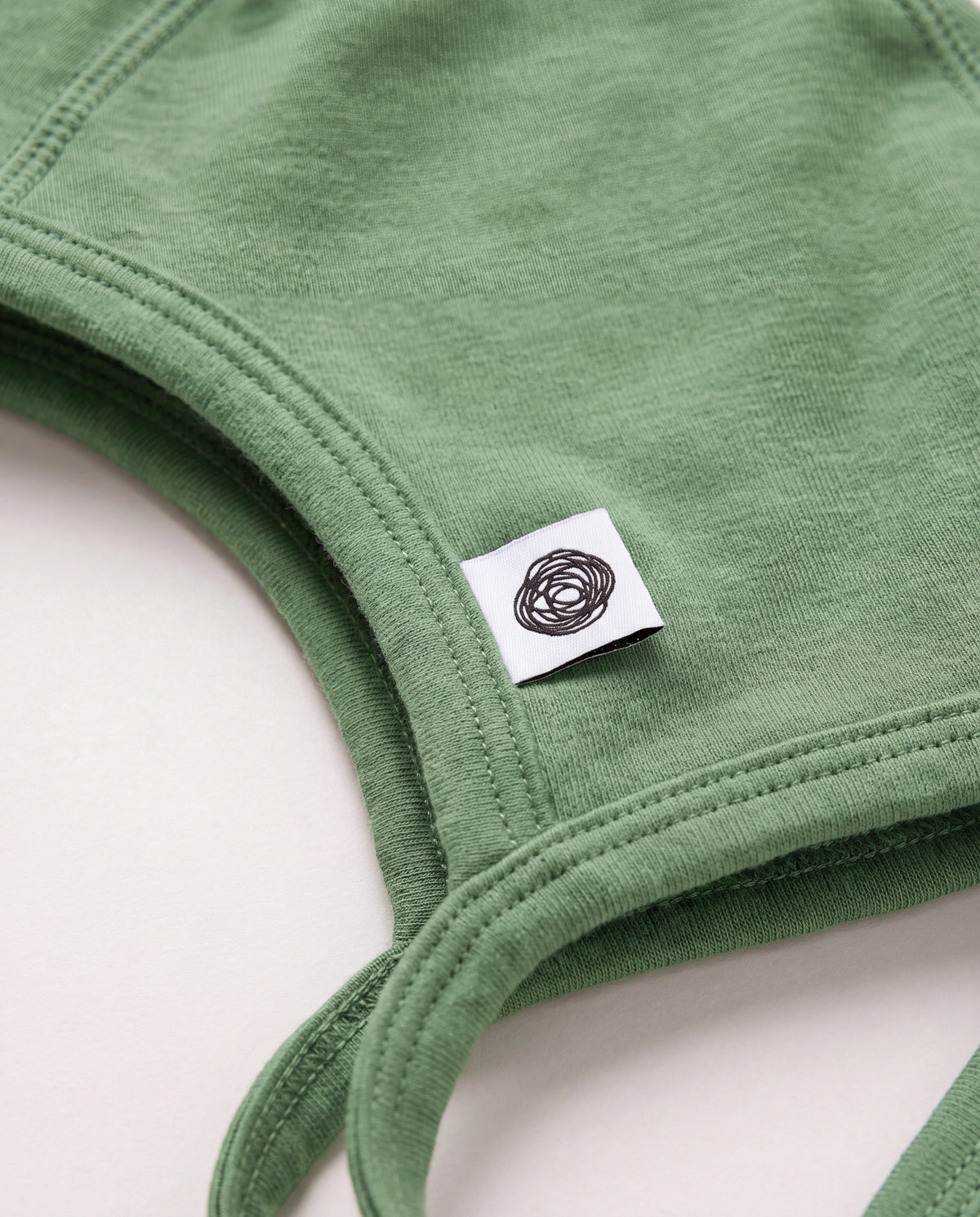 Baby wollen strikmuts – Merinowol - Shale Green