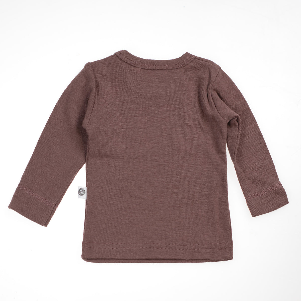 Wollen Baby- en kindertrui / long sleeve shirt – Merinowol - Twilight mauve