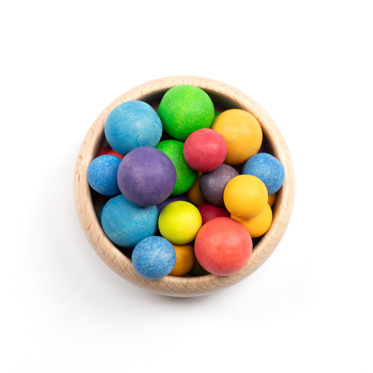 Houten speelgoed - Knikkerbaan boom klein - Montessori - Open einde speelgoed