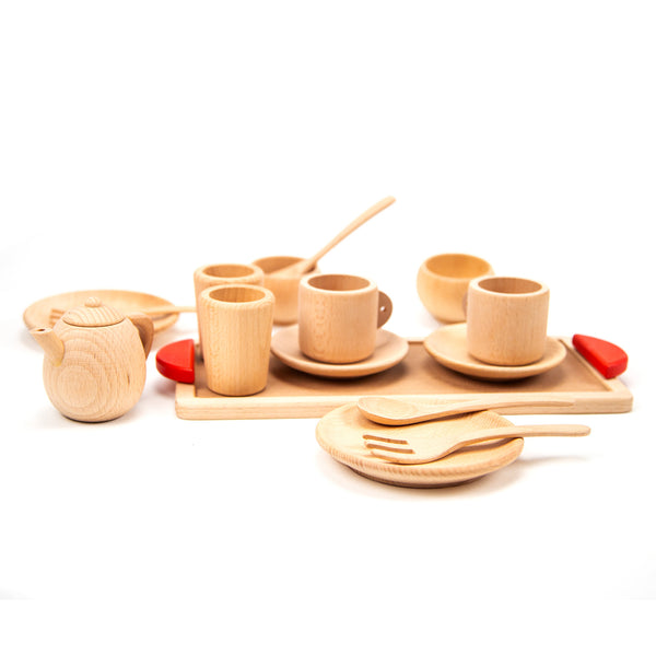 Houten speelgoed - Thee set