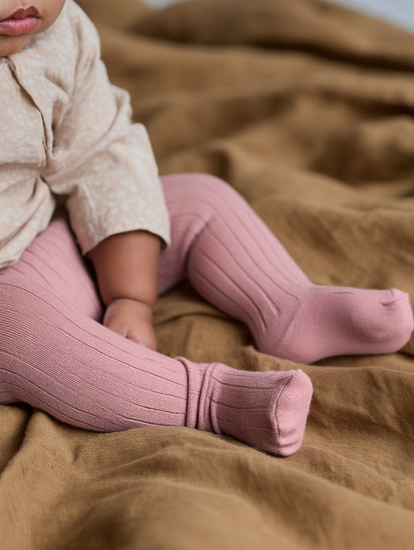 Legging bébé enfant en laine - Merinowol - Coral