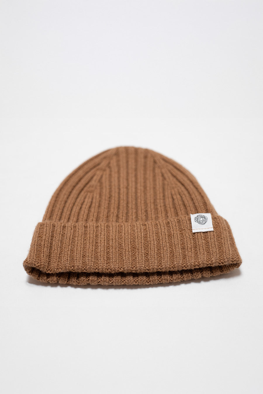 Merinowol Gebreide Baby Muts - Macchiato