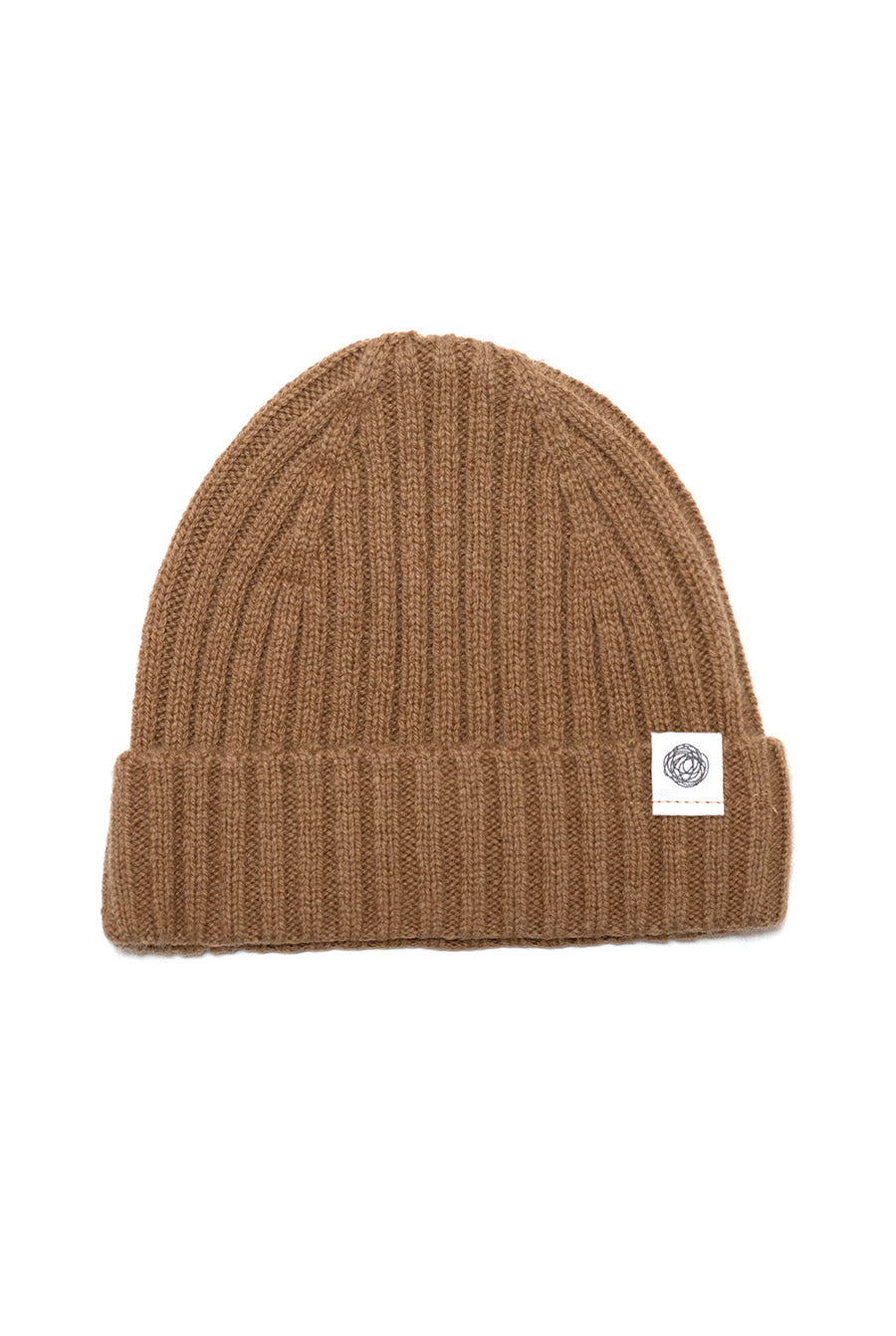 Merinowol Gebreide Baby Muts - Macchiato