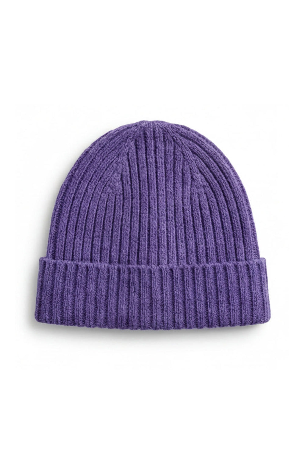 Merinowol Gebreide Baby Muts - Violet