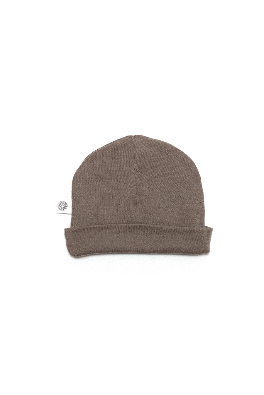 Wollen baby muts - Merinowol - Walnut
