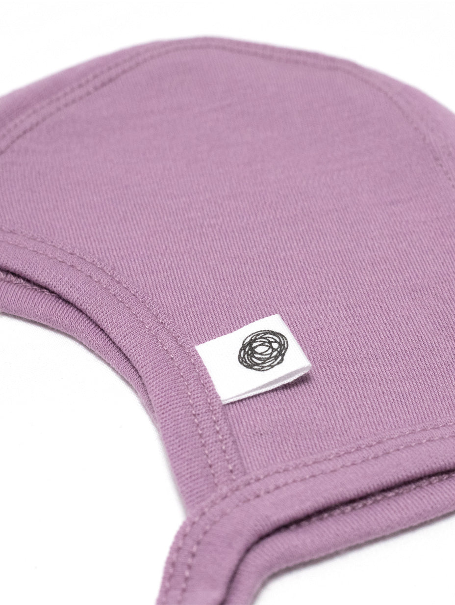 Baby wollen strikmuts – Merinowol - Lavender Mist
