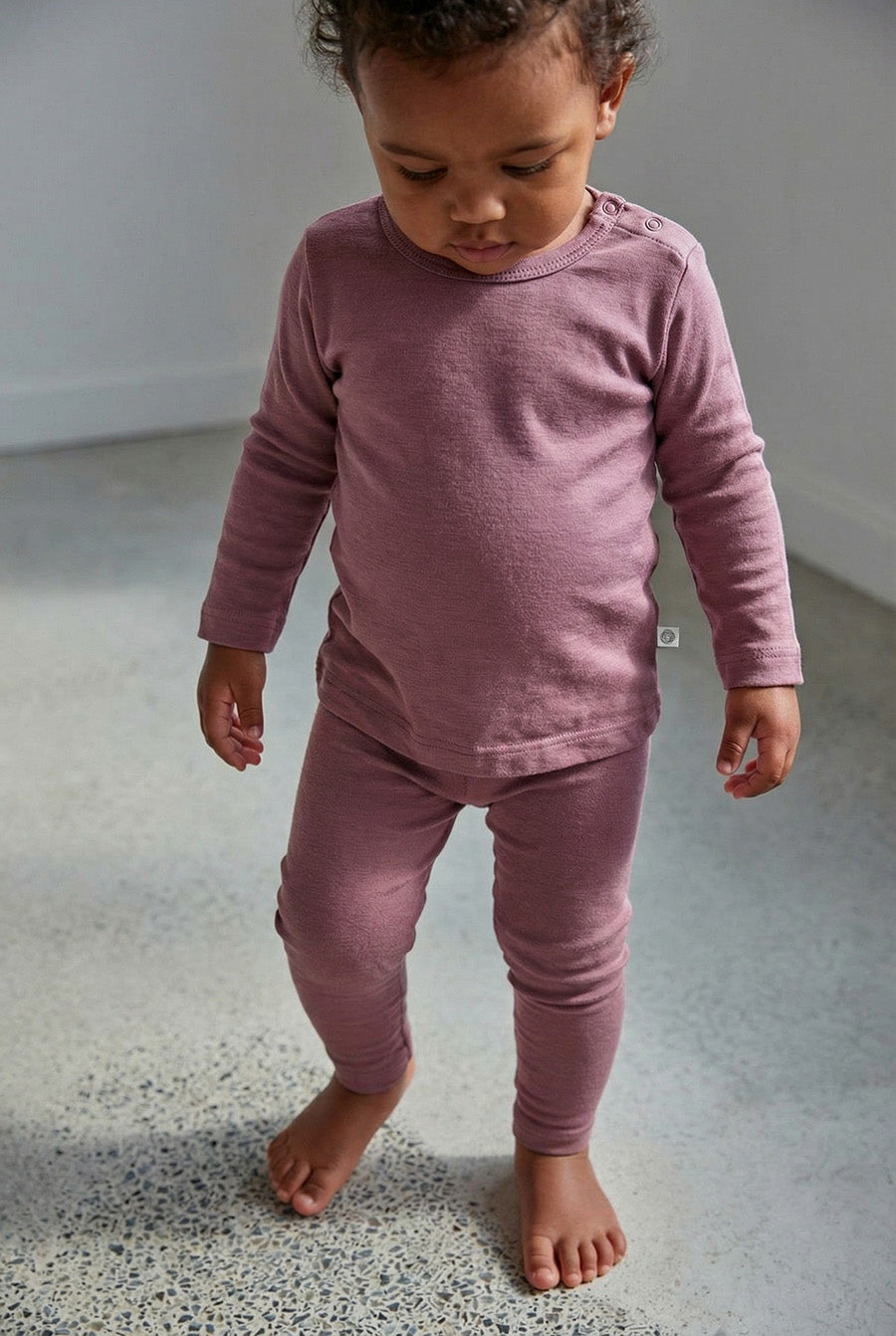 Wollen baby- kindertrui - Merinowol - Grape Shake