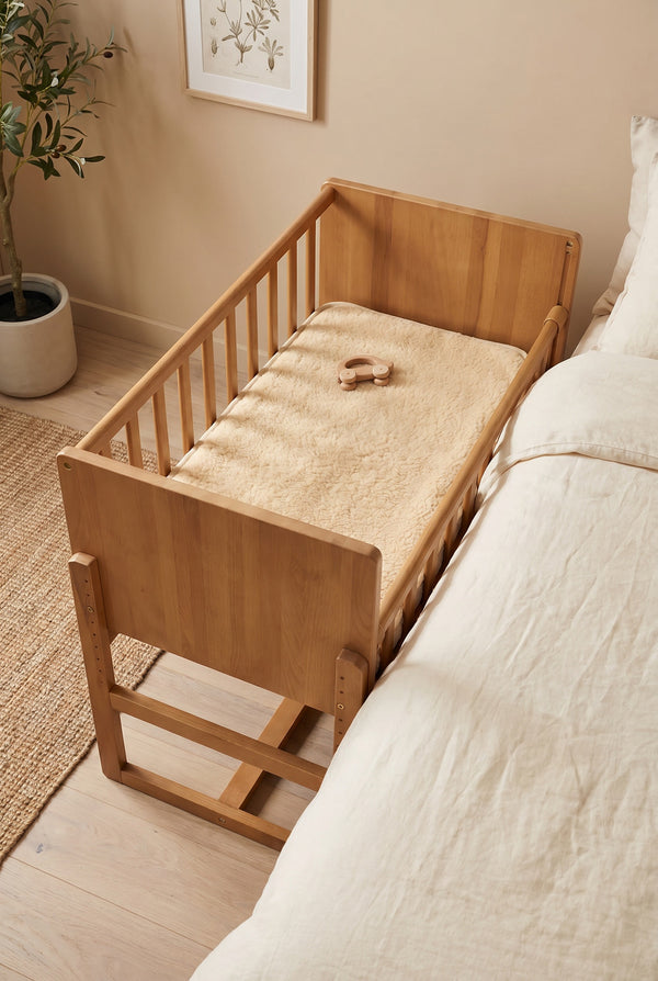 Ulden underlag / underdyne co-sleeper mandel – merinowol – 50x90cm