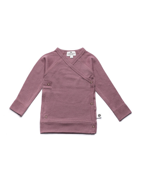 Baby wollen overslagtrui – Merinowol - Grape Shake