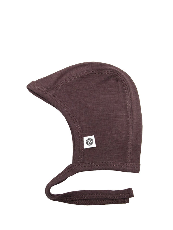 Baby wollen strikmuts – Merinowol - Peppercorn