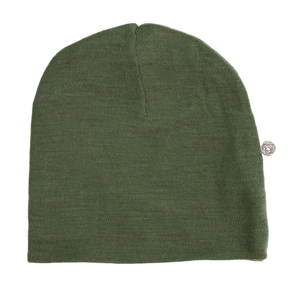 Wollen baby muts - Merinowol - Rifle Green
