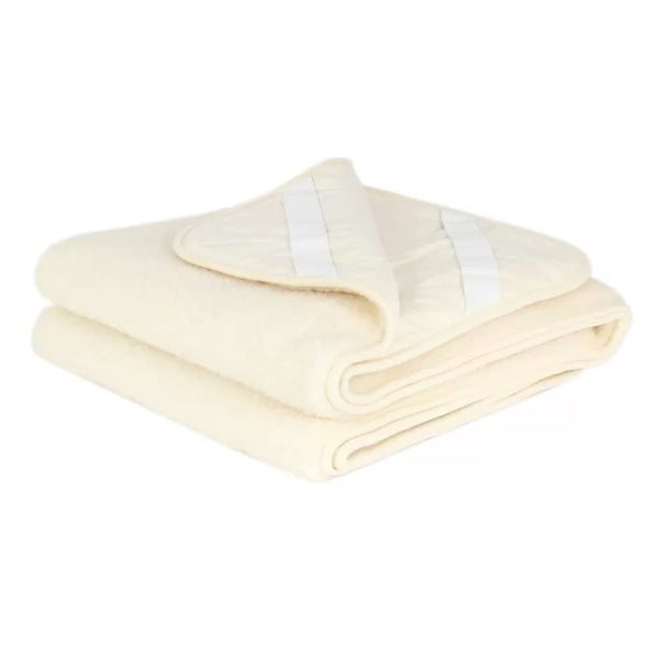 Wollen onderlegger / onderdeken peuterbed – merinowol – 70x160cm - Natural