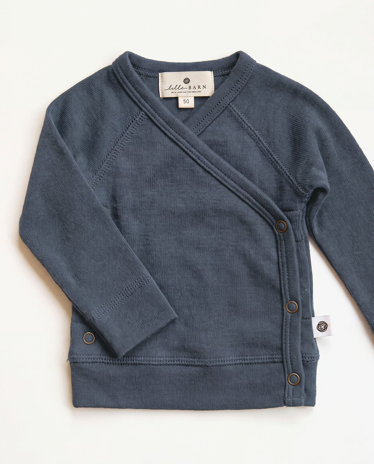 Baby wollen overslagtrui – Merinowol - Stormy Weather