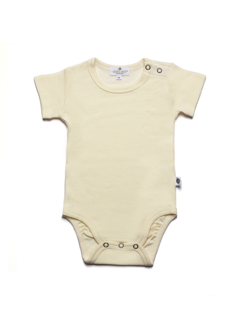 Wollen Romper korte mouw – Merinowol - Naturel