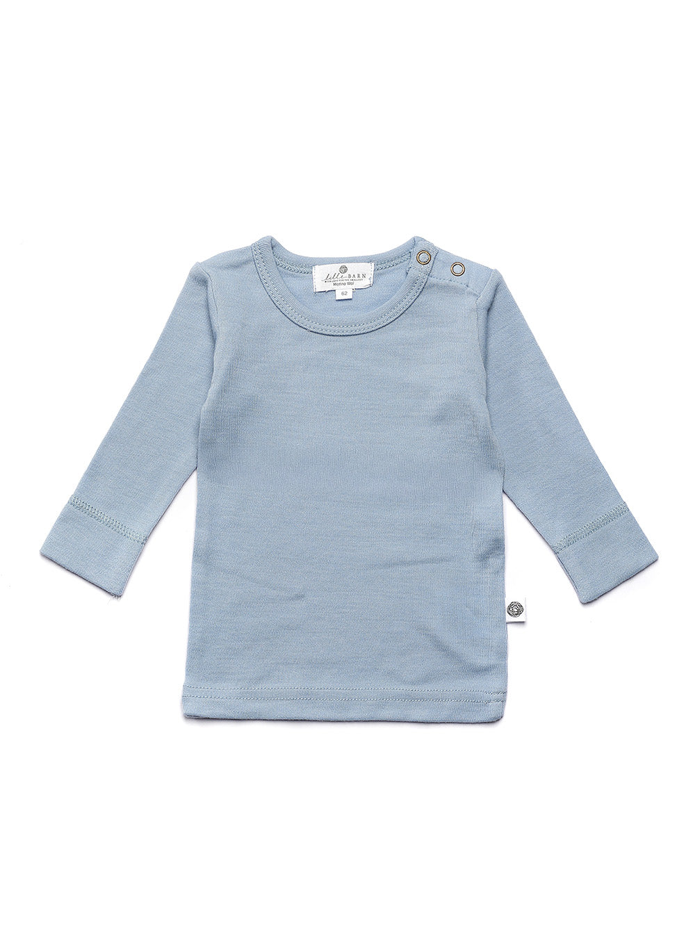 Wollen baby- kindertrui - Merinowol - Blue Fog