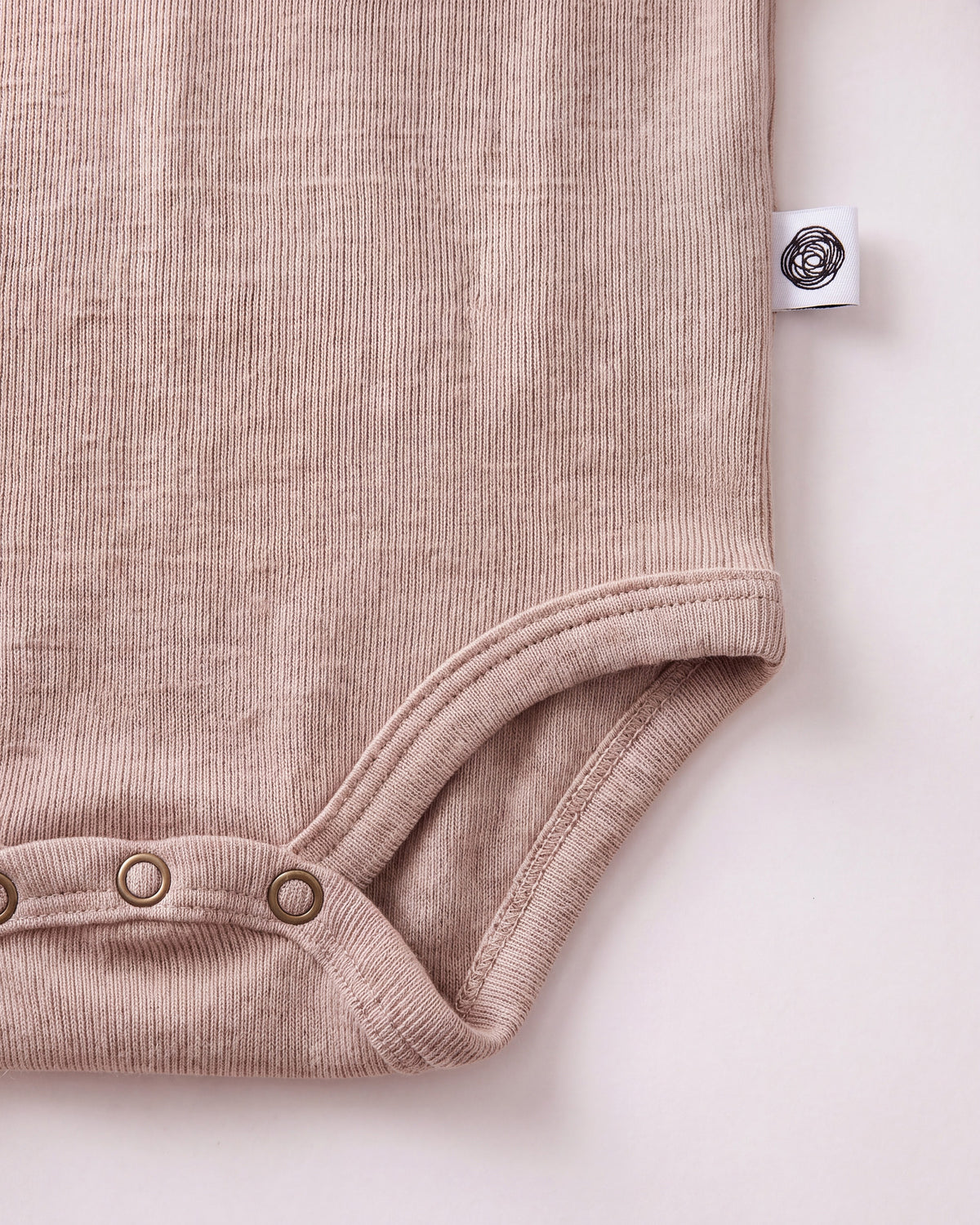 Long-sleeved wool romper with turtleneck - Merino wool - Peppercorn