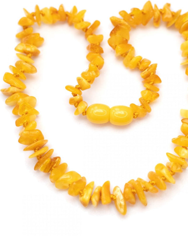 Baby/Kind - Barnsteen ketting - butter - chips 33cm - Lille Barn - With ♥ for the smallest