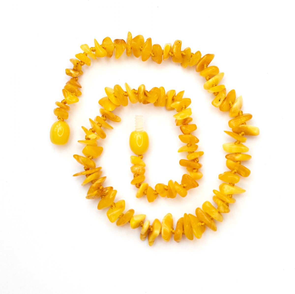 Baby/Kind - Barnsteen ketting - butter - chips 33cm