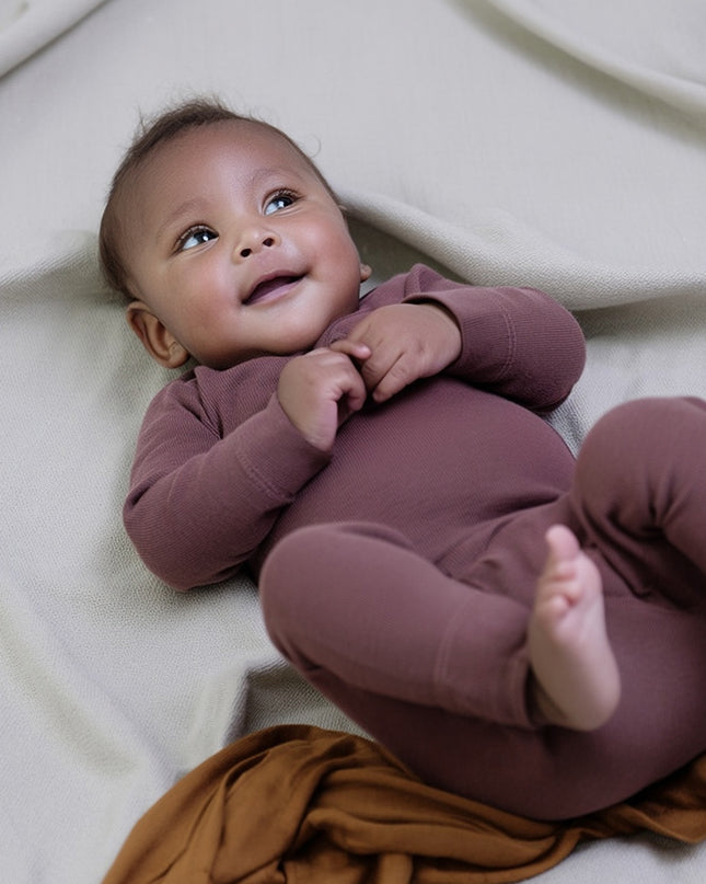 Wollen baby- kindertrui - Merinowol - Peppercorn