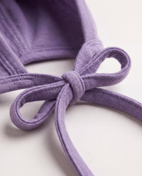 Baby wollen strikmuts – Merinowol - Purple Haze – afbeelding 3