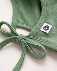 Baby wollen strikmuts – Merinowol - Shale Green – afbeelding 7