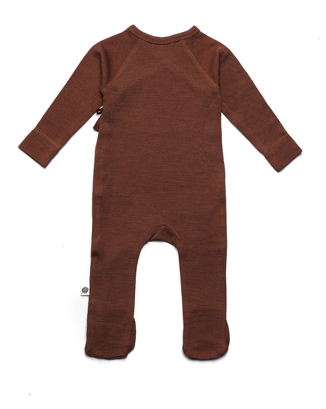 Wollen boxpakje / kruippakje – Merinowol - Cinnamon