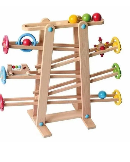 Wooden Marble Run
