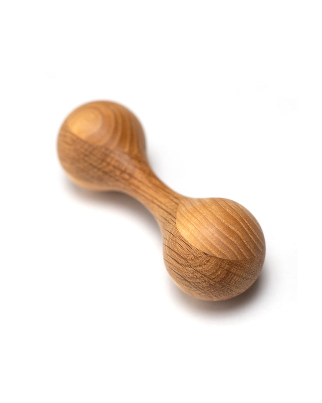 Houten rammelaar - Esdoorn & Eikenhout