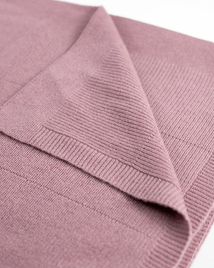 Wollen Babydeken / Kinderdeken Gebreid - Merinowol - Haze