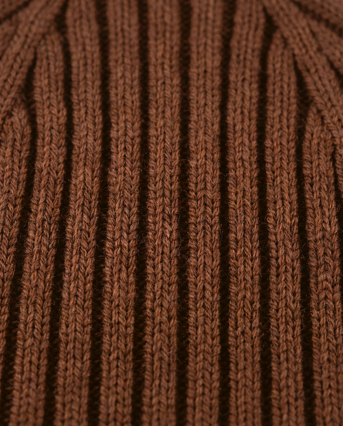 Merino wool Knitted Baby Hat - Carob