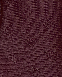 Wollen broekje pointelle - merinowol - Rose Brown – afbeelding 3