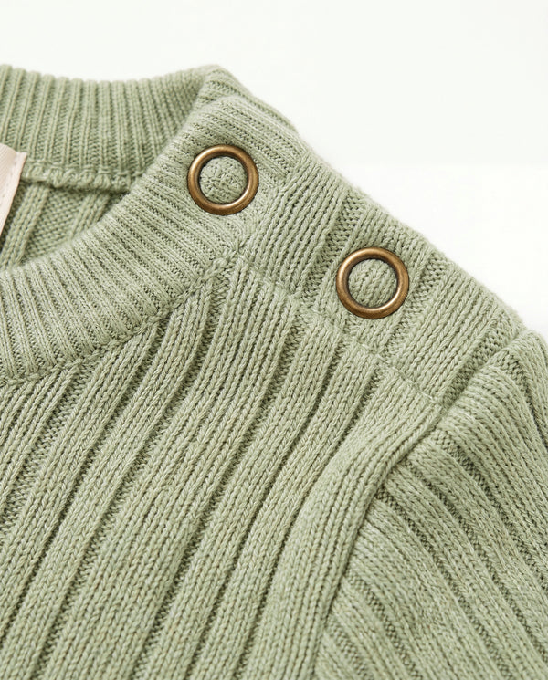 Jersey de lana en canalé - lana merino - Lint
