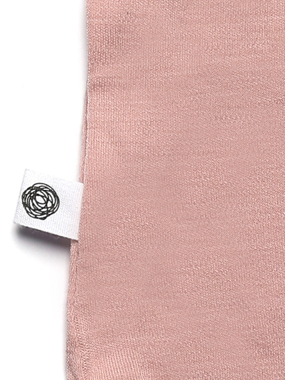 Wollen Overslagromper korte mouw – Merinowol - Misty Rose