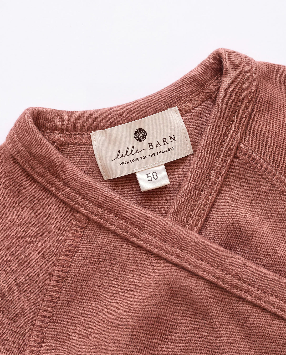 Wollen Overslagromper korte mouw – Merinowol - Cedar Wood