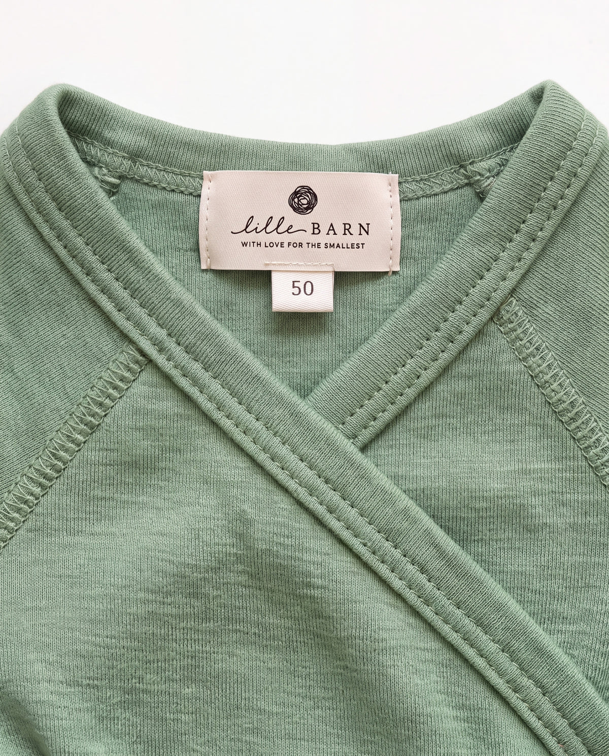 Wollen Romper korte mouwen – Merinowol - Shale Green