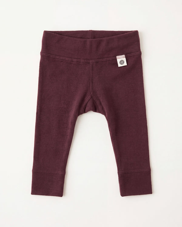 Pantaloni di lana per bebè – Lana merino – Red Mahogany