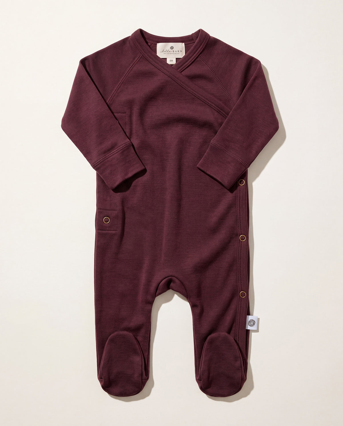 Wollen boxpakje / kruippakje – Merinowol - Red Mahogany