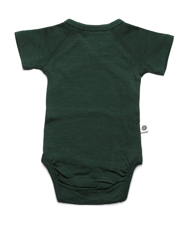 Wollen Overslagromper korte mouw – Merinowol - Mountain View