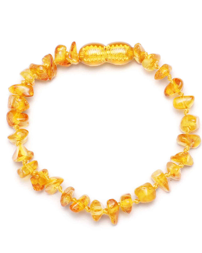 Baby/Kind - Barnsteen armbandje - lemon - chips gepolijst - 14cm - Lille Barn - With ♥ for the smallest