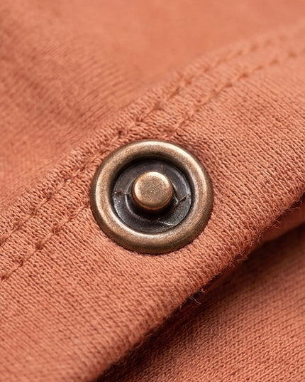 Baby-Strampler mit Füßen aus Merinowolle – Korallengold