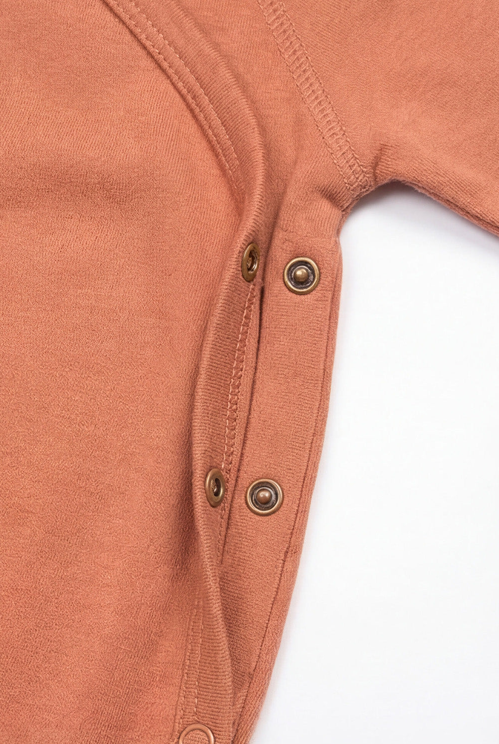 Wollen Baby pakje met voetjes – Merinowol - Coral Gold