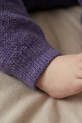 Merinowol gebreid baby broekje - Violet