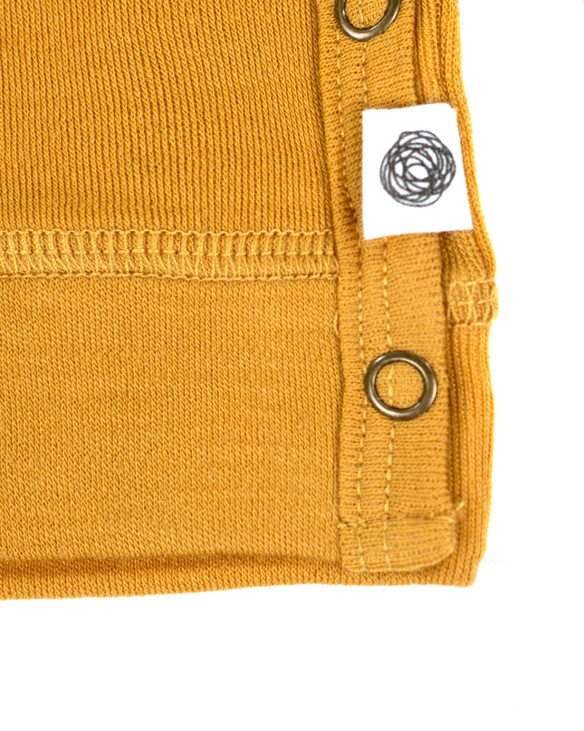 Baby wollen overslagtrui – Merinowol - Harvest Gold