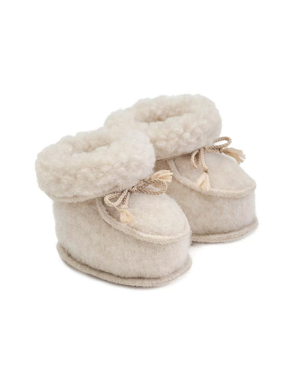 Merinowol slofjes - 13cm /maat 20