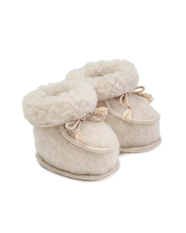 Merinowol slofjes - 13cm /maat 20