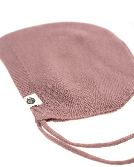 Wollen Strikmuts Baby Gebreid - Merinowol - Haze