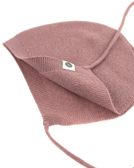 Wollen Strikmuts Baby Gebreid - Merinowol - Haze