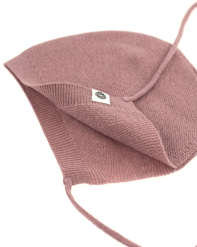 Wollen Strikmuts Baby Gebreid - Merinowol - Haze