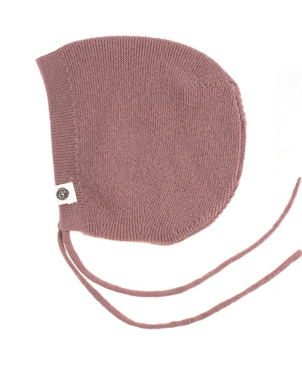 Wollen Strikmuts Baby Gebreid - Merinowol - Haze